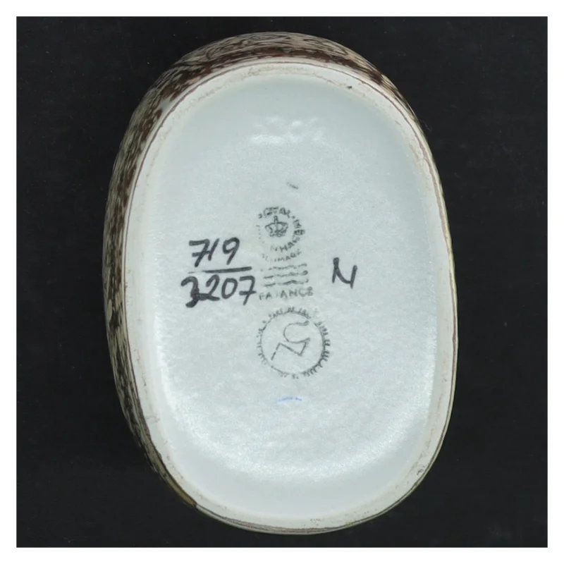 Keramikvase 719/3207 fra Royal Copenhagen (str. H 14 cm)