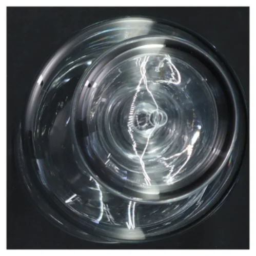 Glaskaraffel med prop (str. 20 cm)