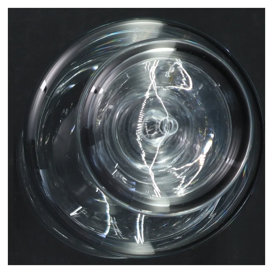 Glaskaraffel med prop (str. 20 cm)