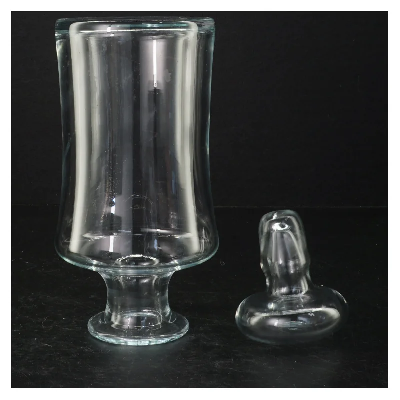 Glaskaraffel med prop (str. 20 cm)