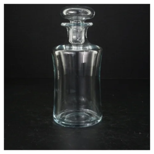 Glaskaraffel med prop (str. 20 cm)