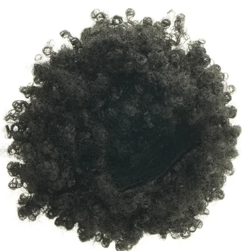 Sort paryk (str. Ø 30 cm)