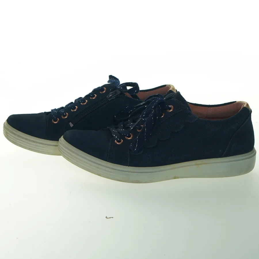 Brugte mørkeblå sneakers fra Ecco (str. 37 cm)
