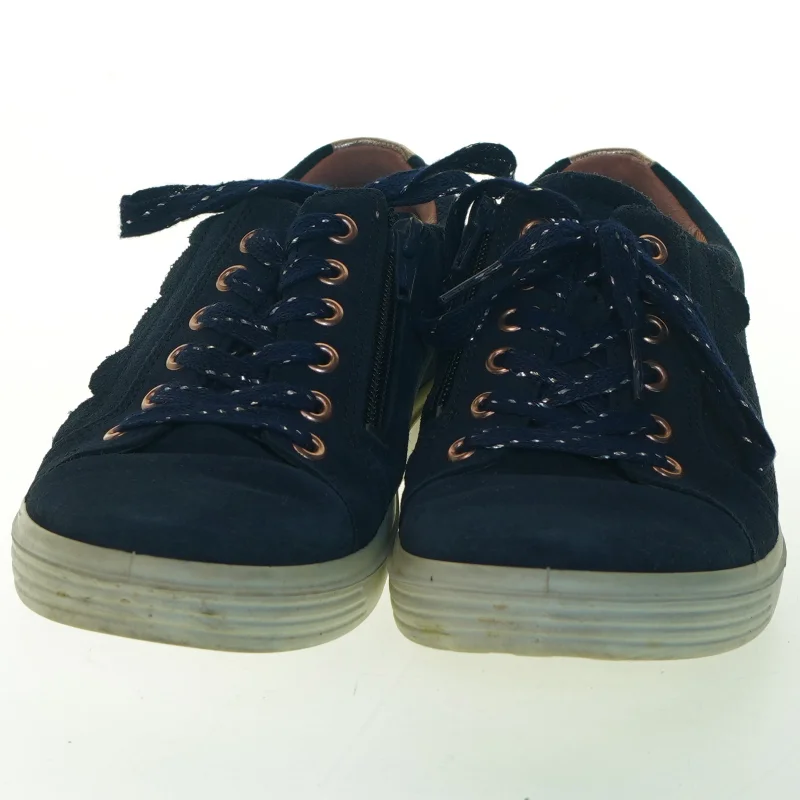 Brugte mørkeblå sneakers fra Ecco (str. 37 cm)