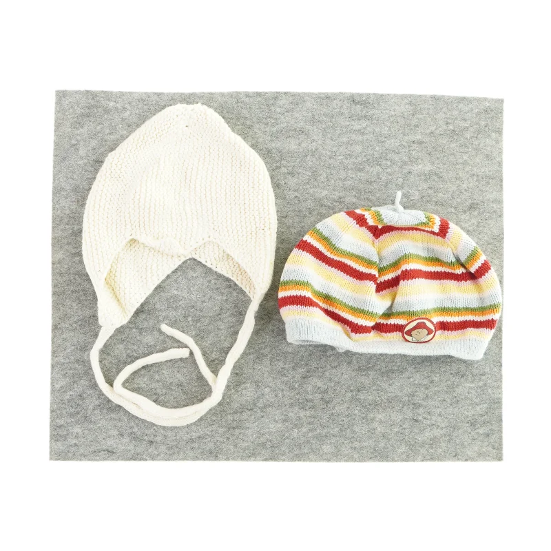 Huer 2 styks fra H&M (str. 2 til 6 måneder)