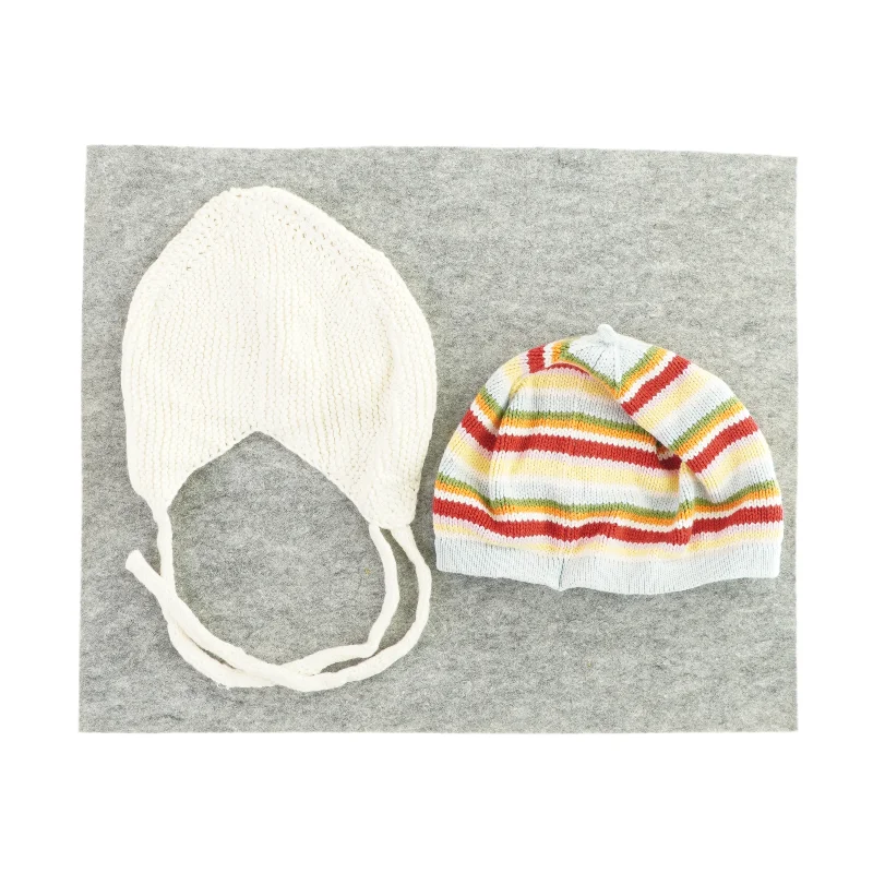 Huer 2 styks fra H&M (str. 2 til 6 måneder)