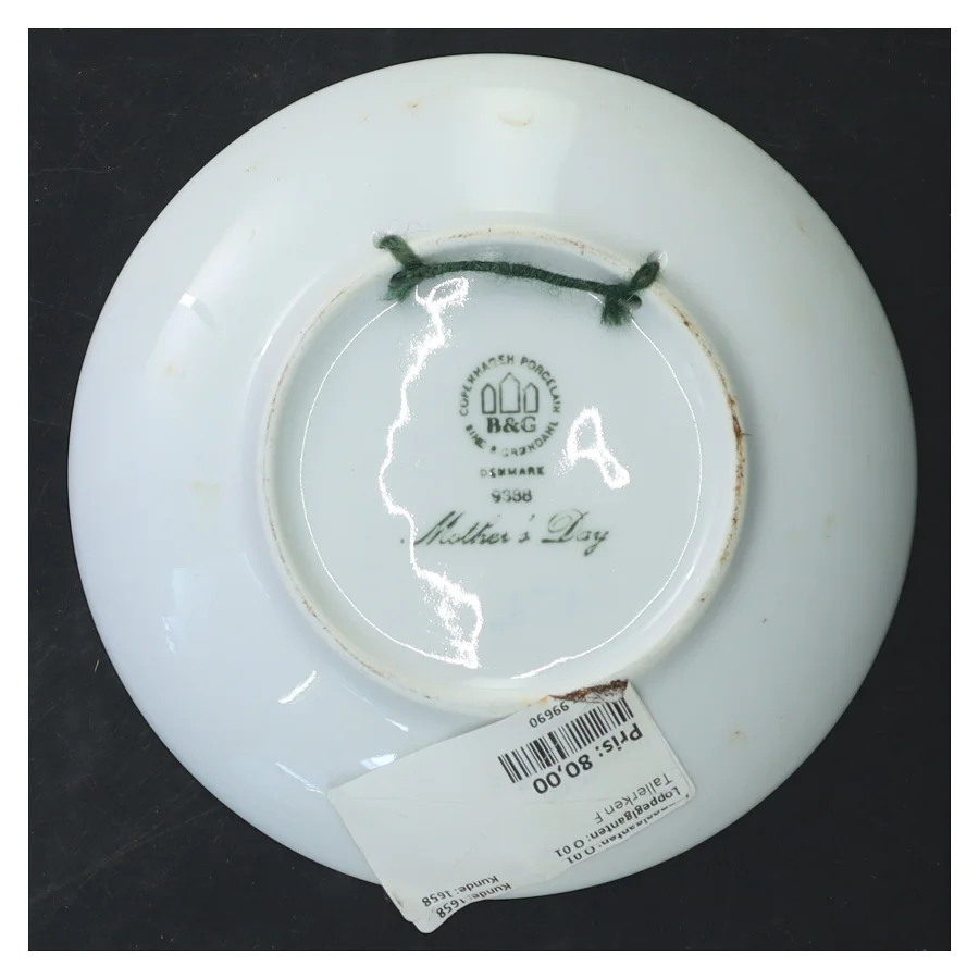Mors dag tallerken fra B&G Copenhagen Porcelain (str. Ø 15 cm)