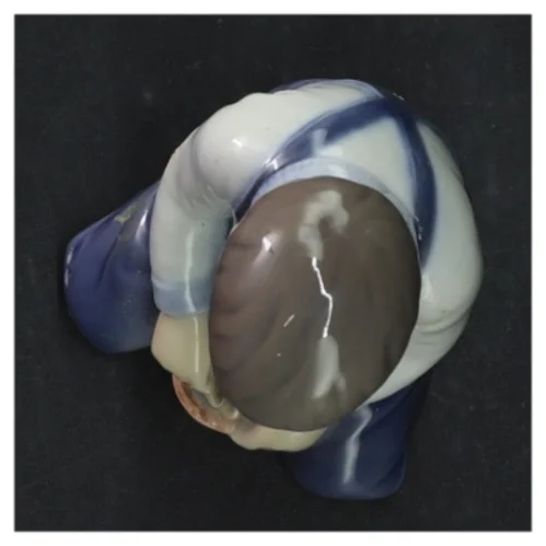 Porcelænsfigur fra B&G (str. H. 14 cm)