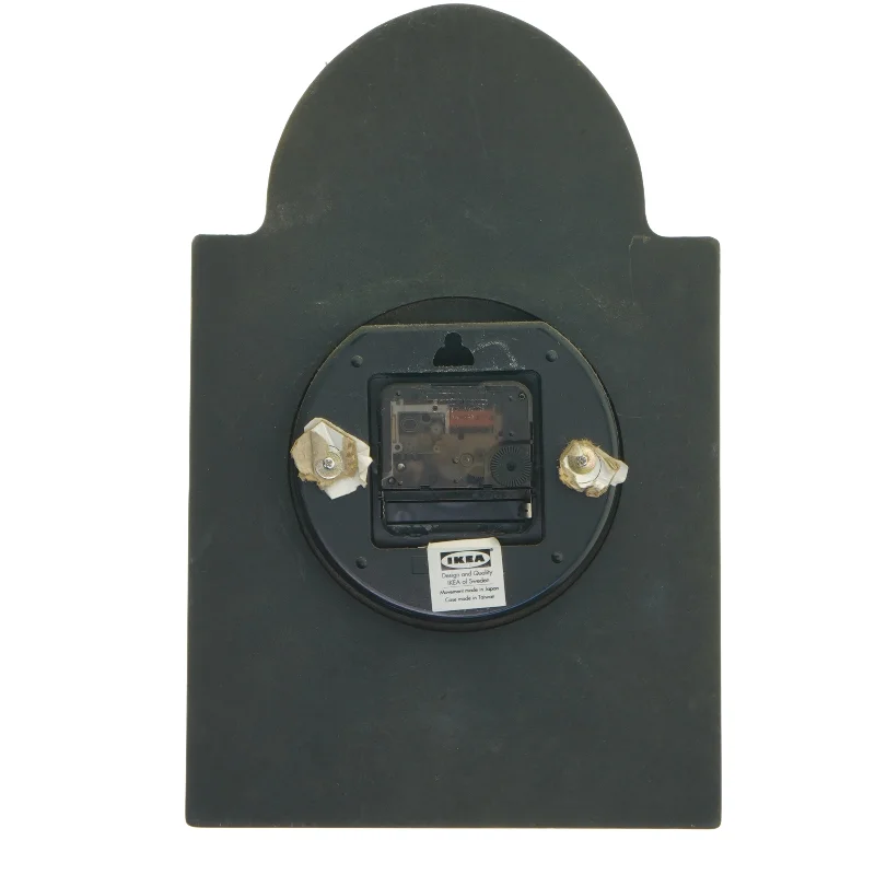 Vægur med blomsterdekoration fra IKEA (str. 30x19,5 cm)