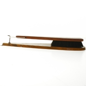 Børste til tøj i træholder fra Nylon (str. 38 cm)