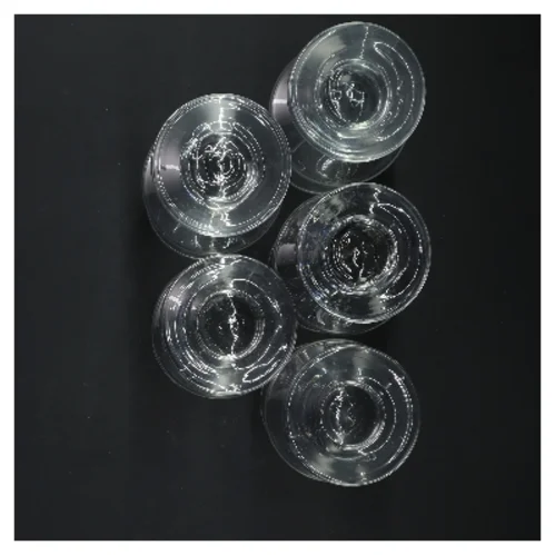 Sæt med glas (str. 5 styk, 13 cm)