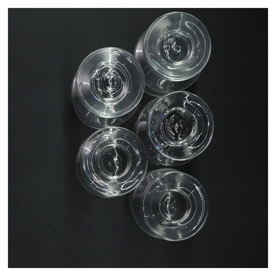 Sæt med glas (str. 5 styk, 13 cm)