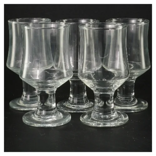 Sæt med glas (str. 5 styk, 13 cm)