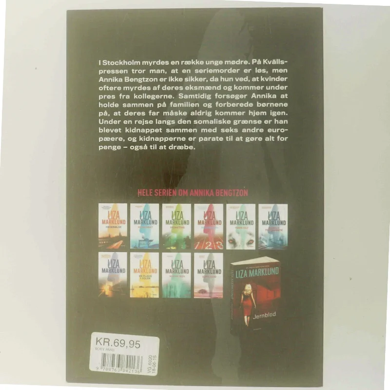 Sort hvid : krimi af Liza Marklund (Bog)