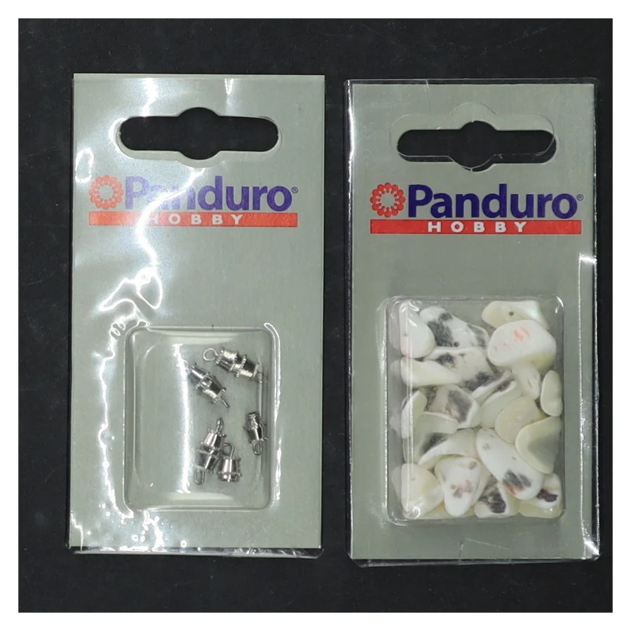 Smykkedele fra Panduro Hobby (str. 25 styk. og 5 styk)