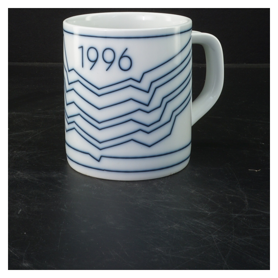 Royal Copenhagen årskrus 1996 fra Royal Copenhagen (str. 11,5 cm)