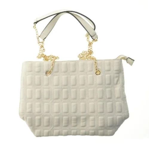 Hvid skæremønster taske fra Saint Sulpice (str. 26x37 cm)