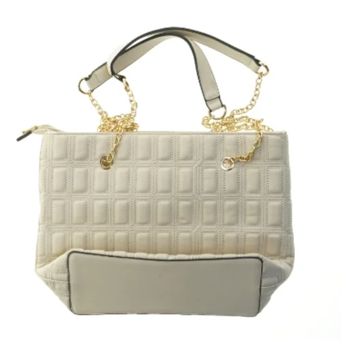 Hvid skæremønster taske fra Saint Sulpice (str. 26x37 cm)