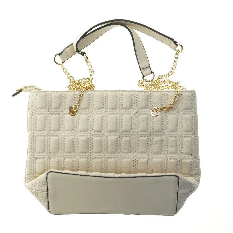 Hvid skæremønster taske fra Saint Sulpice (str. 26x37 cm)