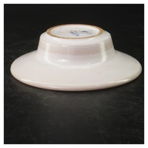 Håndmalet fajance tallerken fra Hedebo (str. Ø. 15 cm)