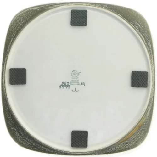 Sæt af kvadratiske porcelænsfade fra Royal Copenhagen (str. 3 stk 9,5x9,5 & 13x13 & 26,5x26,5 cm)