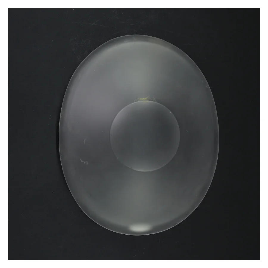 Frostet glas skål fra Royal Copenhagen (str. 19x15 cm)