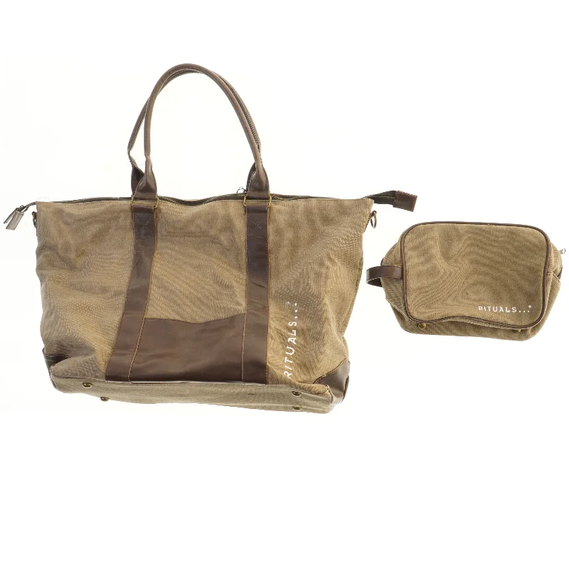 Rejsetaske og toilettaske fra Rituals fra Rituals (str. 56x36 & 25x19 cm)