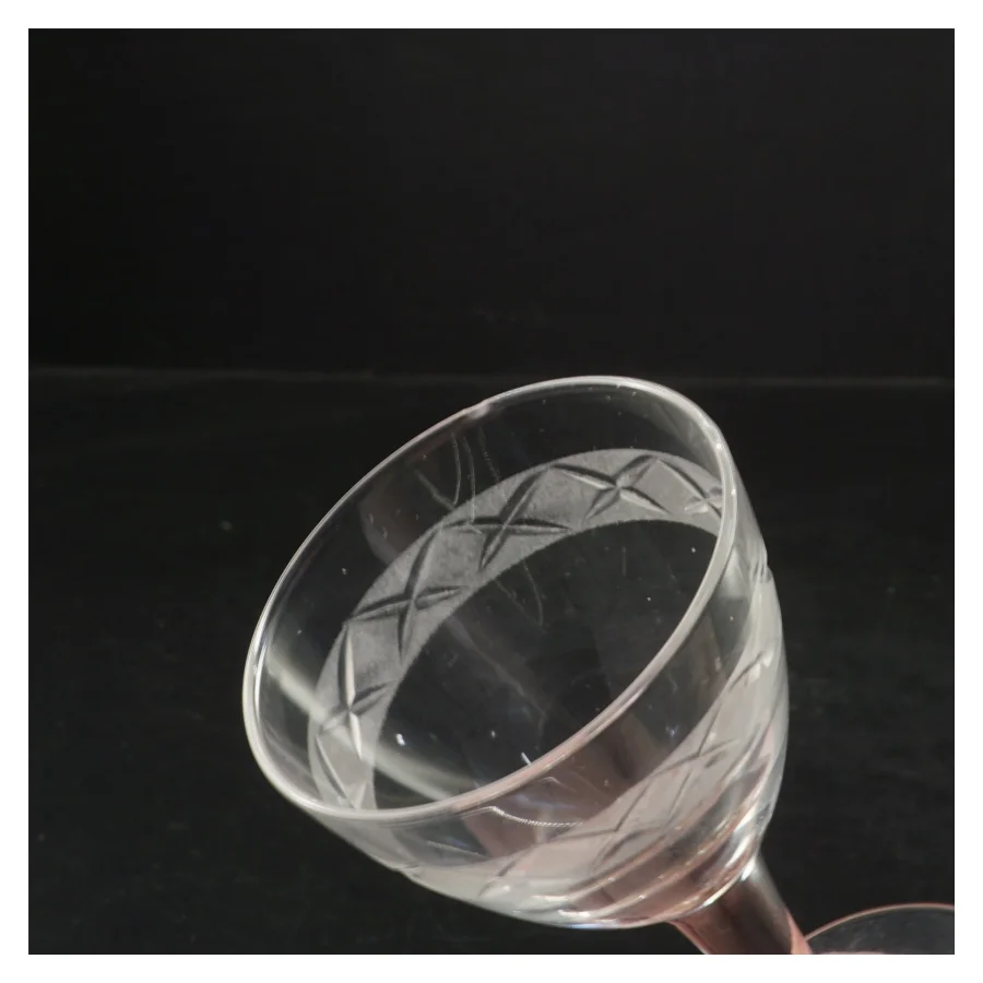 Sæt med 6 små glas (str. 9 cm)