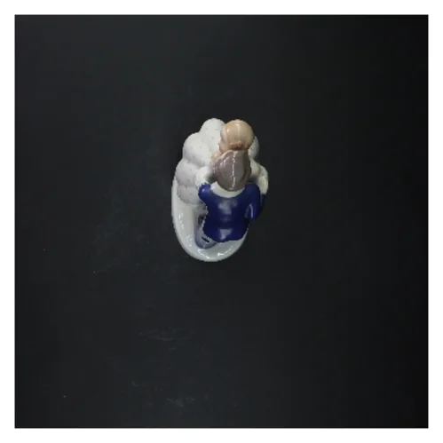 Porcelænsfigur af dansende par fra B&G (str. 19 cm)