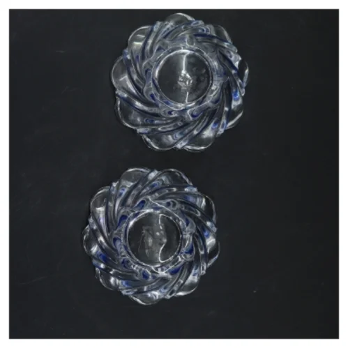 Retro glas skåle (str. 6x11 cm)