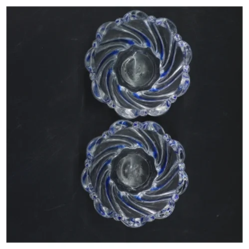 Retro glas skåle (str. 6x11 cm)