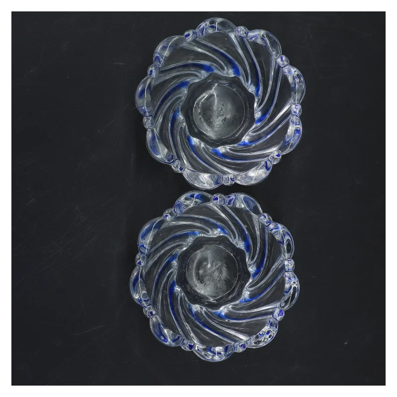 Retro glas skåle (str. 6x11 cm)