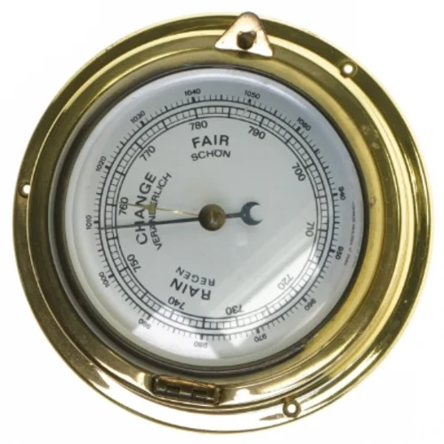 Messingbarometer (str. Ø 15x8 cm)