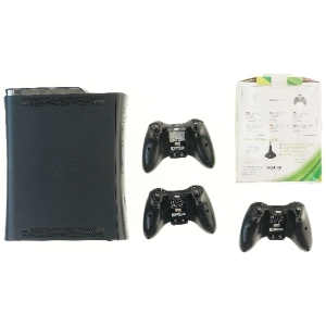 Xbox 360 konsol og controllere fra Microsoft (str. 32x26 cm)