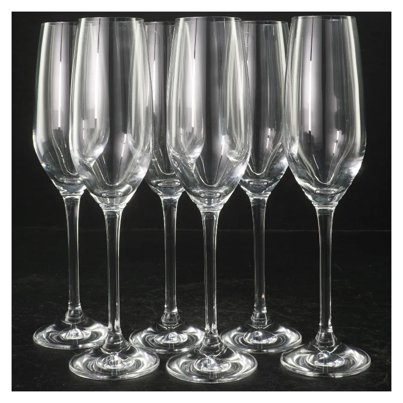 Champagneglas fra De (str. Ø 5 cm. længde, 24 cm)