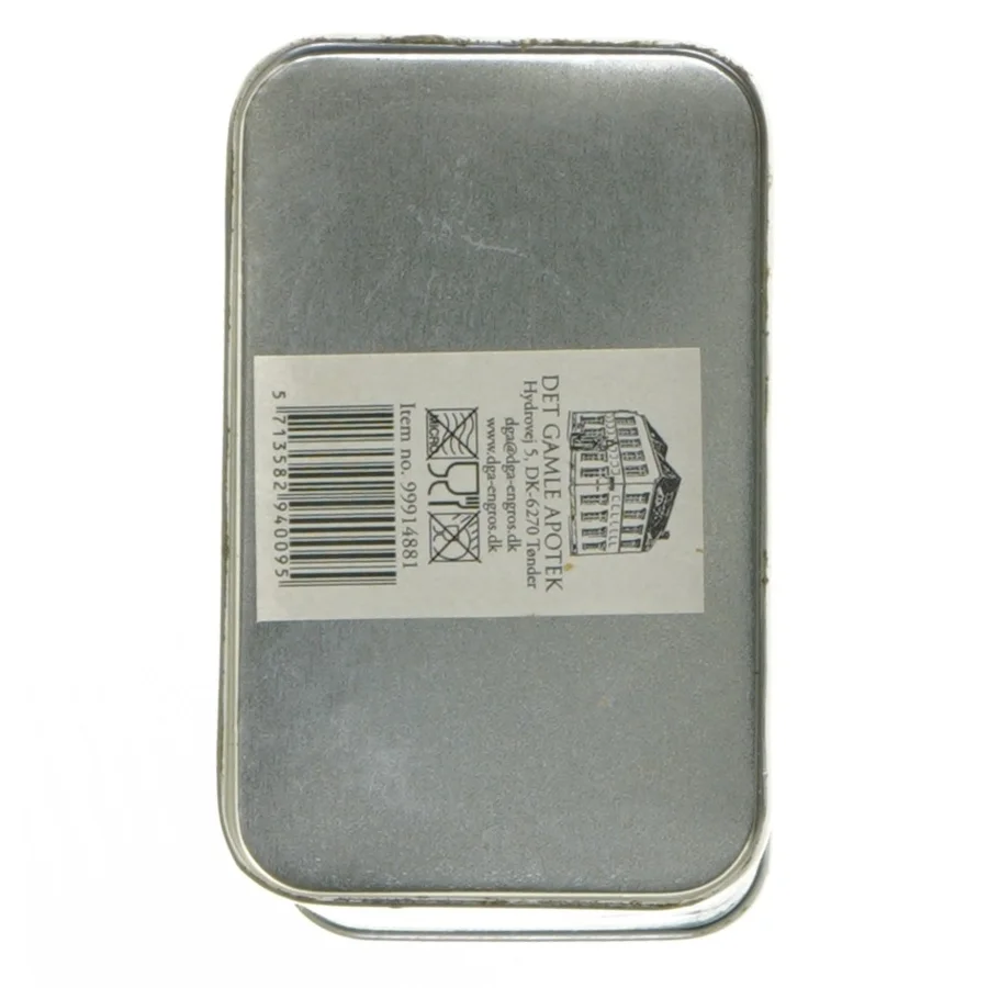Rektangulær dåse med skibsdesign fra Det Gamle Apotek (str. 16x9,5x6 cm)