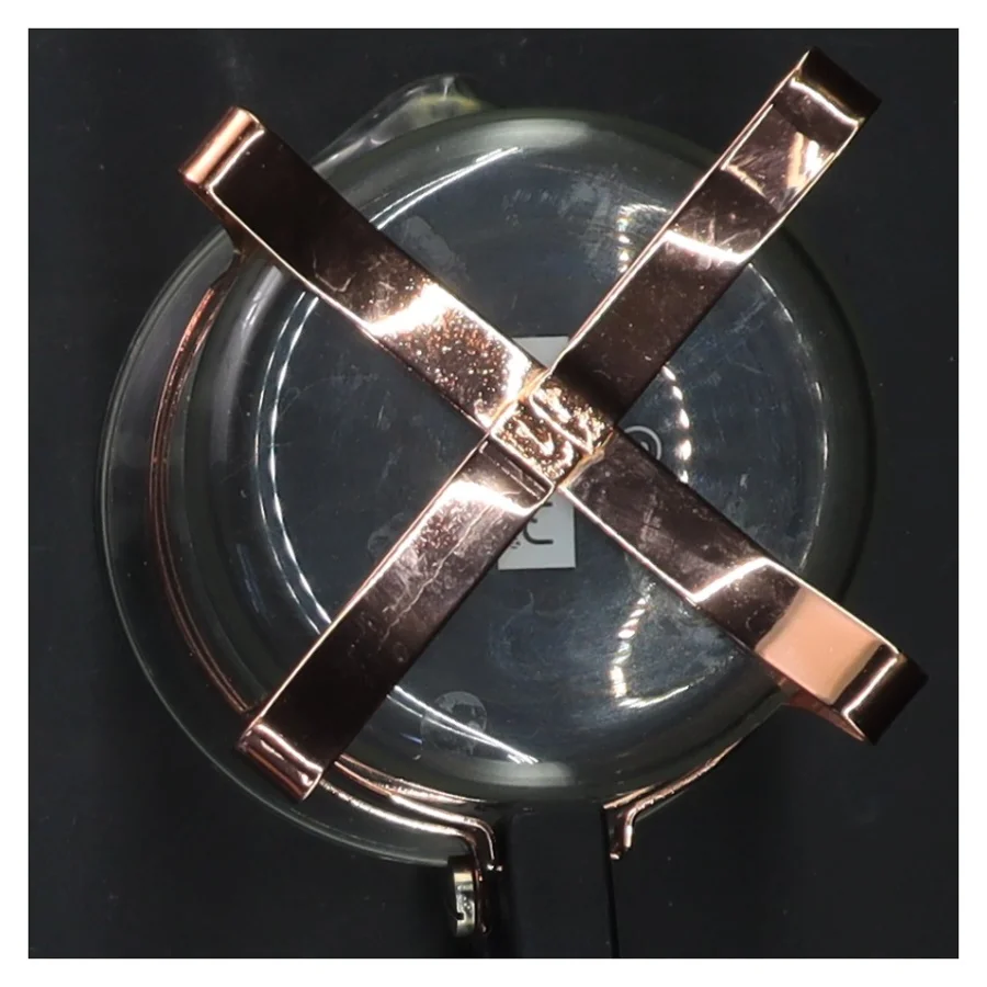 Glaskande med kobberholder fra Bodum (str. Ø 8x9 cm)