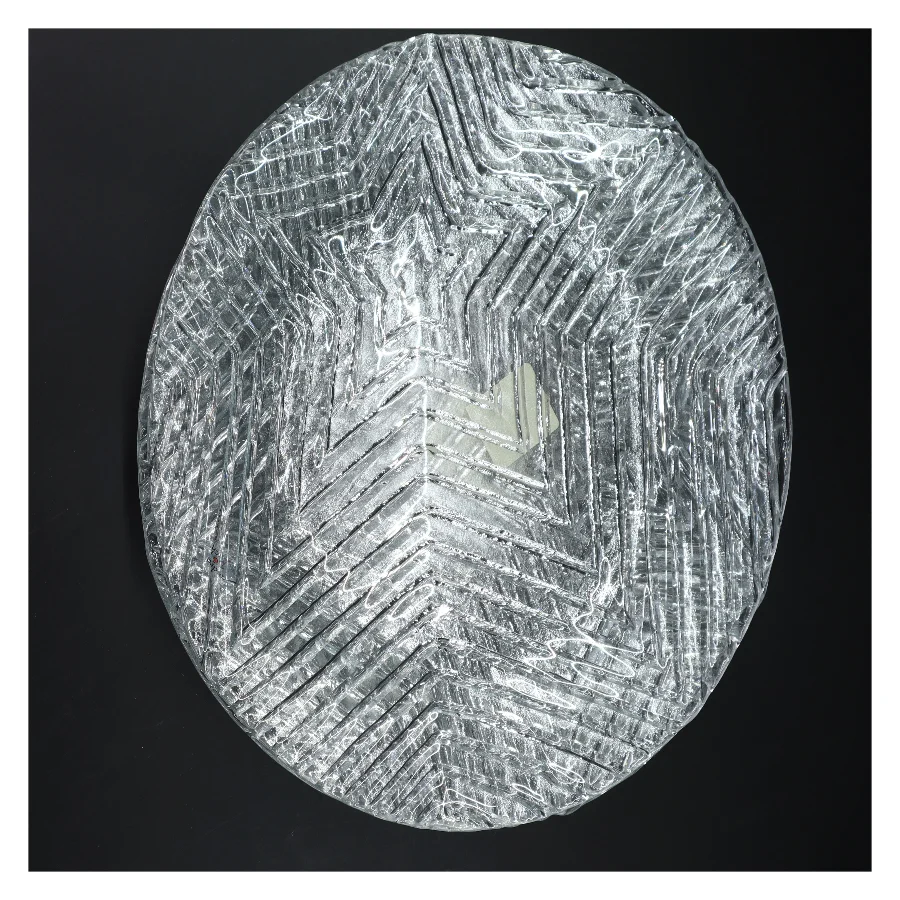 Sæt af 6 glasfade fra Sandra Rich (str. 6 styk, ø 30 cm)