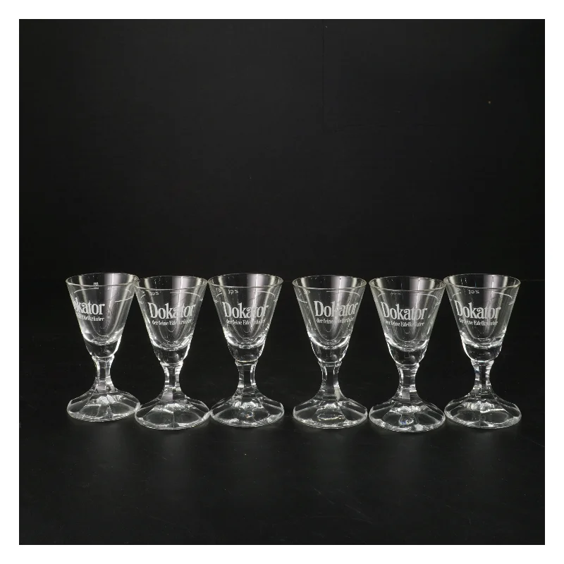 Sæt med 6 glas (str. Ø 5xh9 cm)