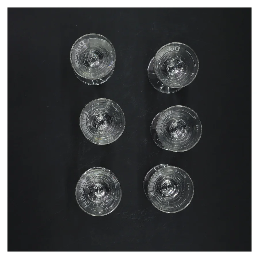 Sæt med 6 glas (str. Ø 5xh9 cm)