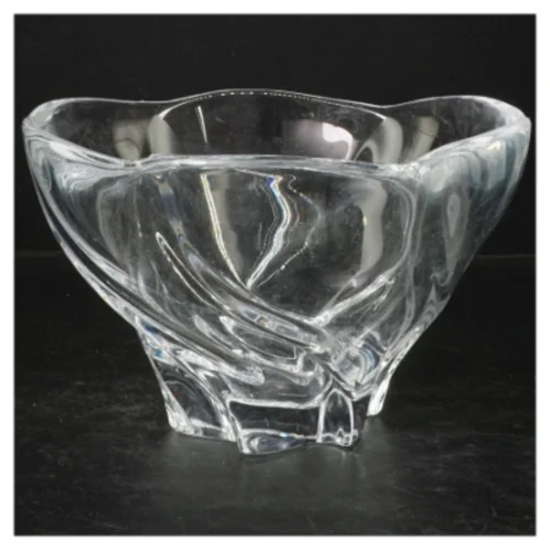Glas Dekorativ Skål fra Holmegaard (str. Ø 21 cm)