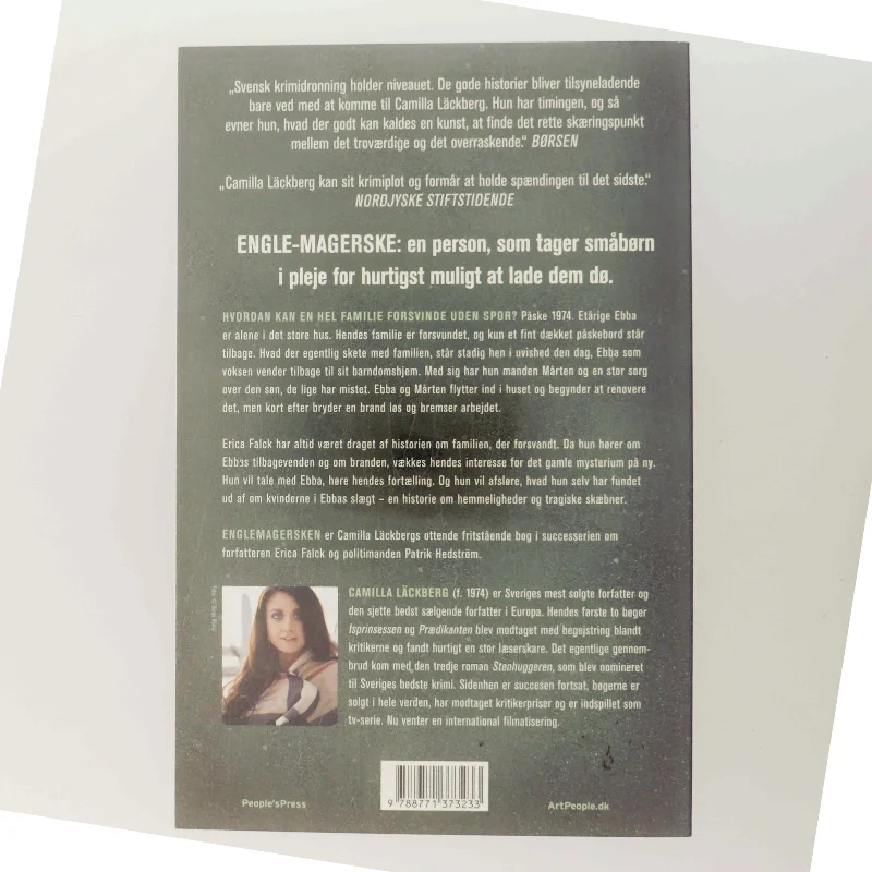 Englemagersken : kriminalroman af Camilla Läckberg (Bog)
