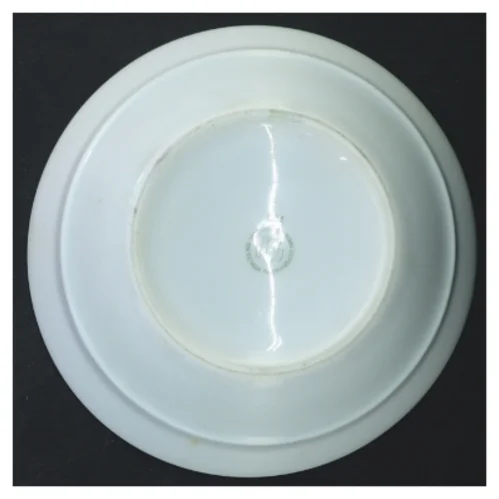 Hvid porcelænsskål fra B&G (str. Ø 14x4,5 cm)