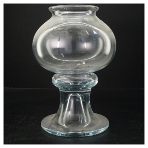 Glas lysestage (str. 26 cm)