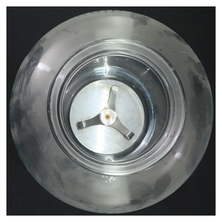 Glas lysestage (str. 26 cm)