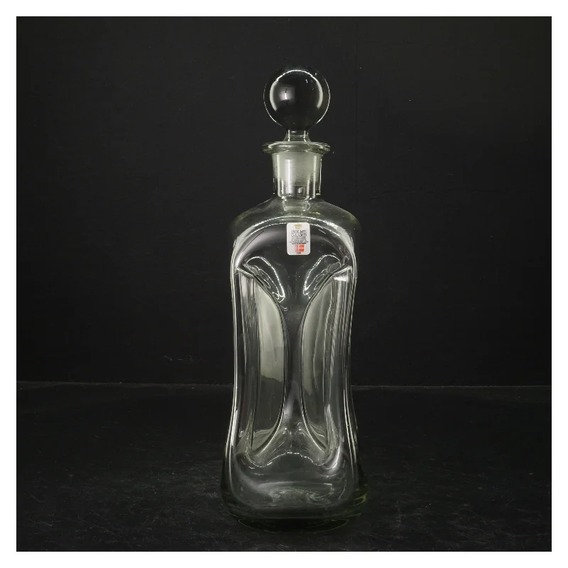 Glas karaffel med prop fra Holmegaard (str. 25 cm)