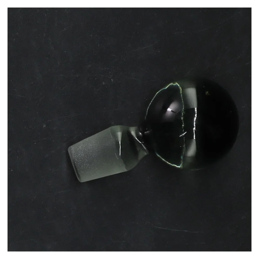 Glas karaffel med prop fra Holmegaard (str. 25 cm)