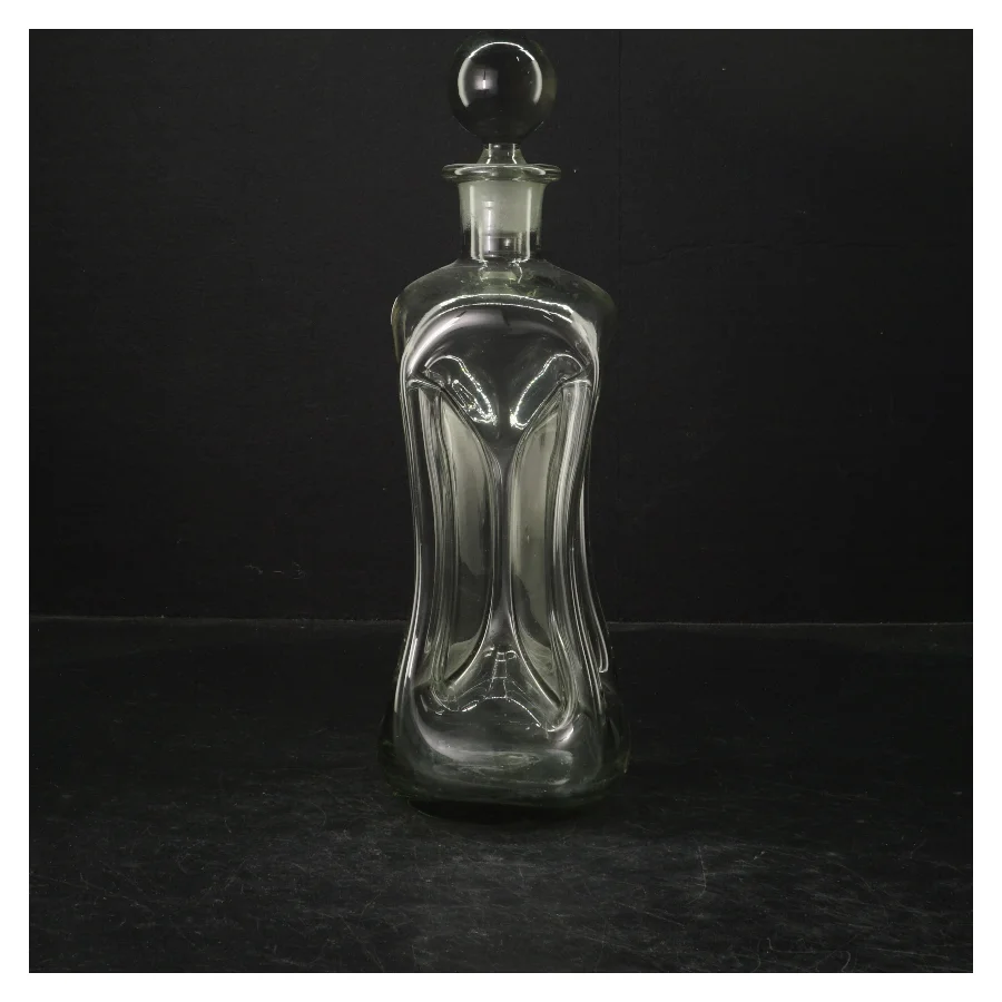 Glas karaffel med prop fra Holmegaard (str. 25 cm)