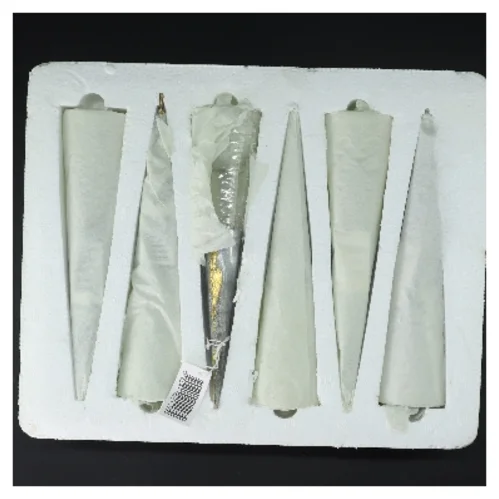 Glasistapper, sæt med 6 (str. 6 stk 21 cm)