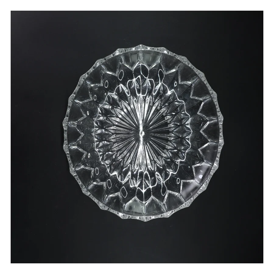 Rundt glasskål (str. Ø 28 cm)